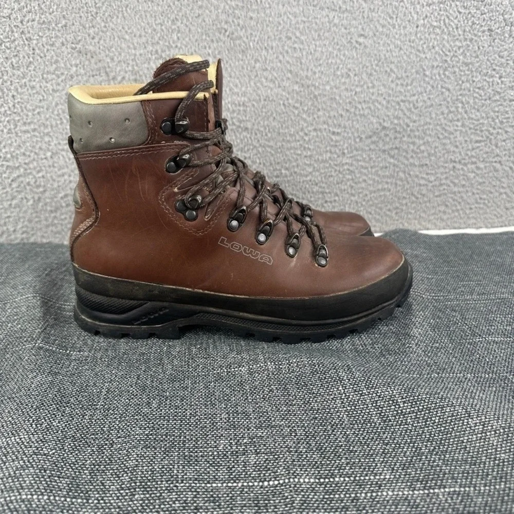 LOWA Boots Mens US 8.5 EU 41.5‎ Brown Baffin Pro Leather Hiking Trekking Germany